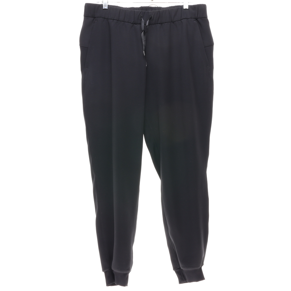 Lululemon Women Nylon/Lycra Workout Pants & Joggers Size 12 Black